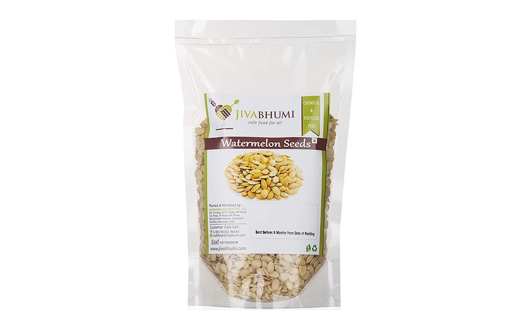 JivaBhumi Watermelon Seeds    Pack  500 grams